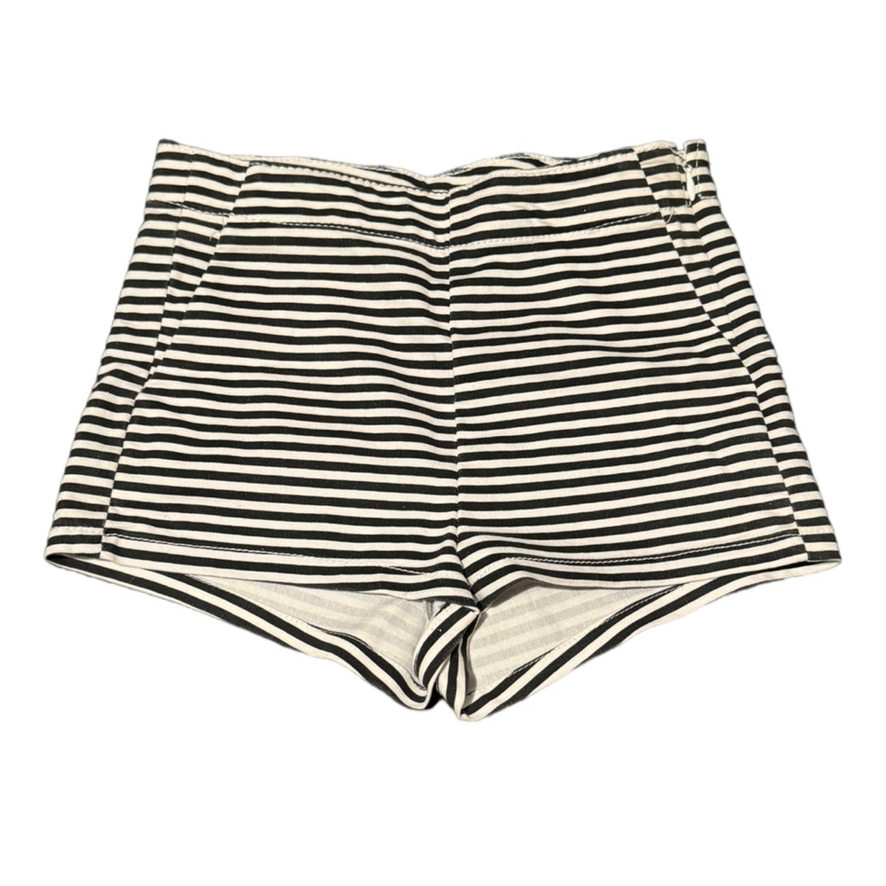 Striped black and white Divided/H&M shorts